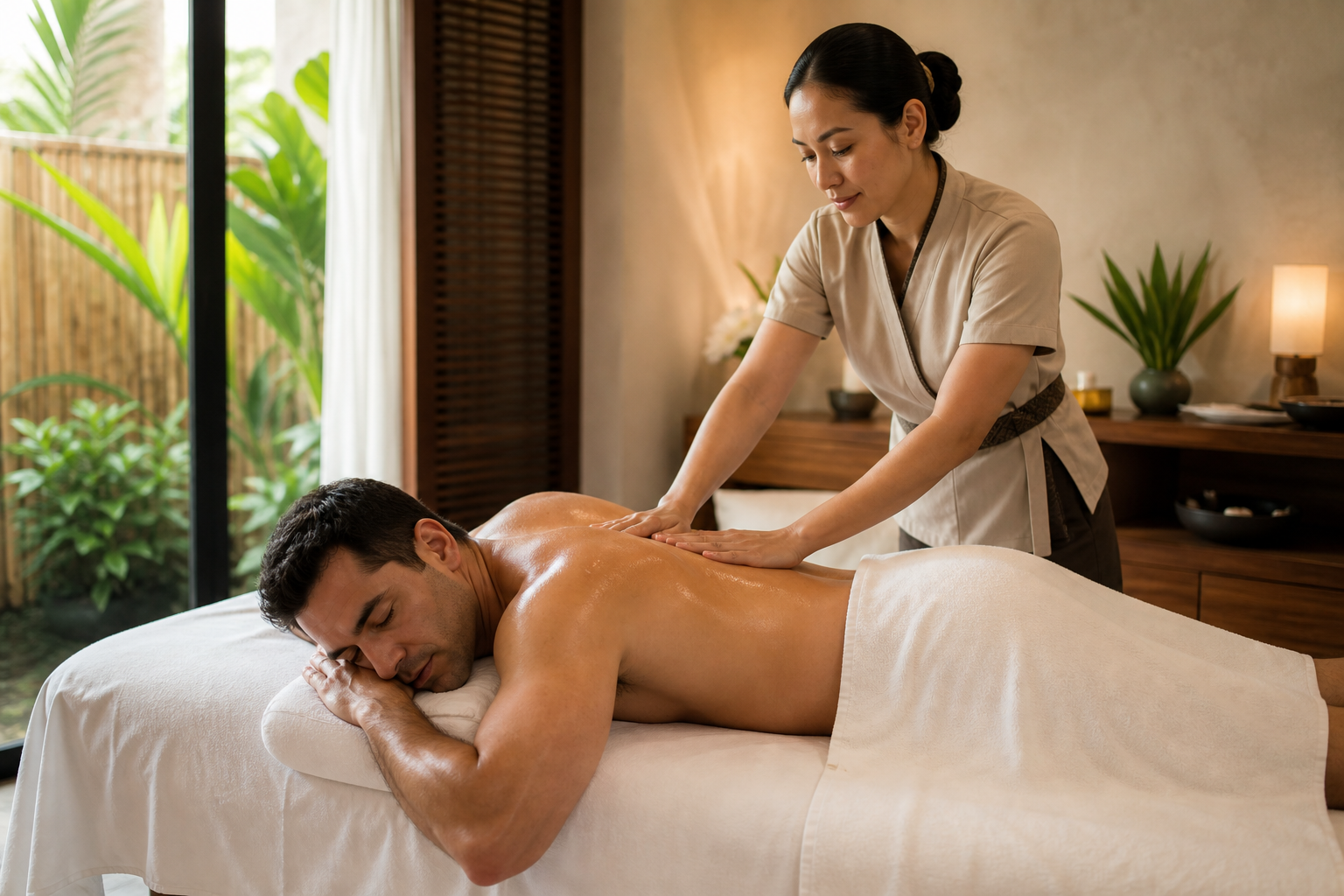 Aroma massage treatment